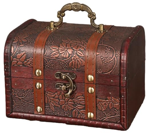 楽天市場】宝箱 小物入れ 収納ボックス ジュエリー箱 レトロ宝箱