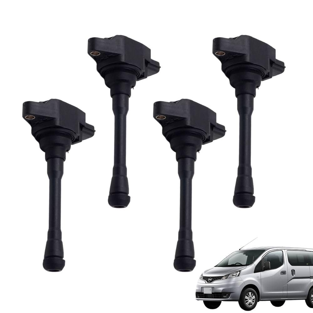 MORASTYLE 日産 VM20 イグニッションコイル 4本 セット NV200バネット 純正同等品 22448-1KT0A 22448-JA00C 互換品 スパークプラグ