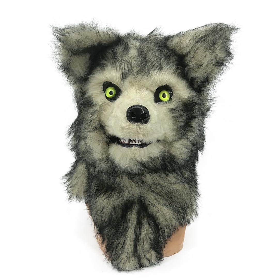 [TOMMYFIELD] 狼 マスク 動物 被り物 口可動 お面 仮装 仮面 覆面 コスプレ イベント [並行輸入品]