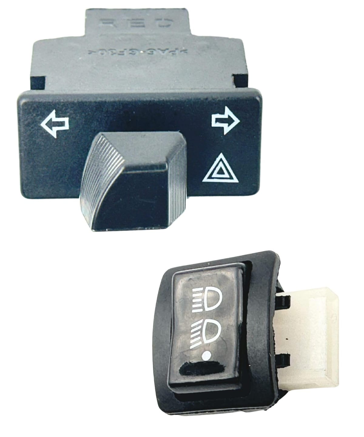 楽天市場】互換品 バイク 汎用 ウインカースイッチ ハザード機能付き