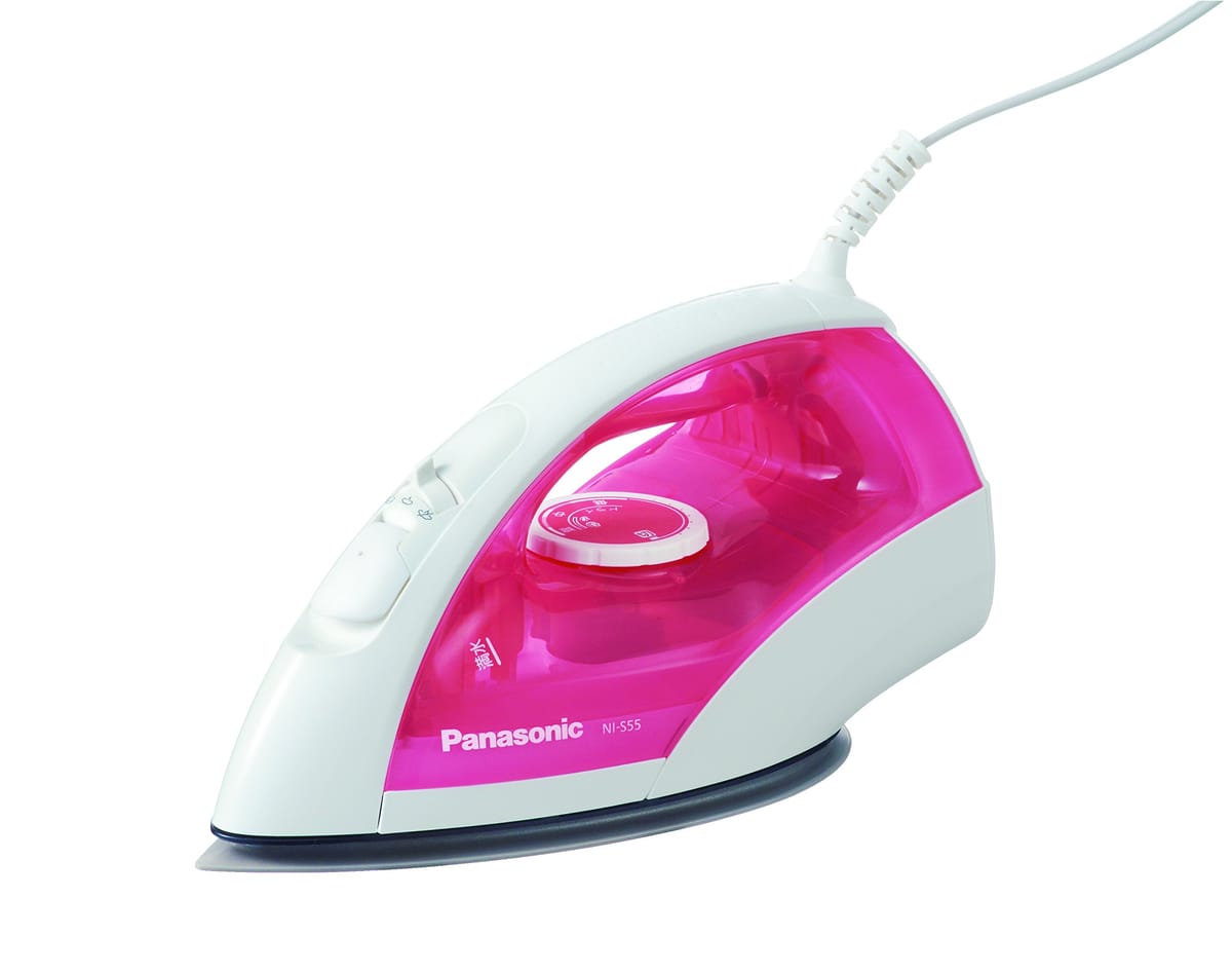 パナソニック 吊りひも付き添い人水蒸気鉄 さくら色 NI-S55-P