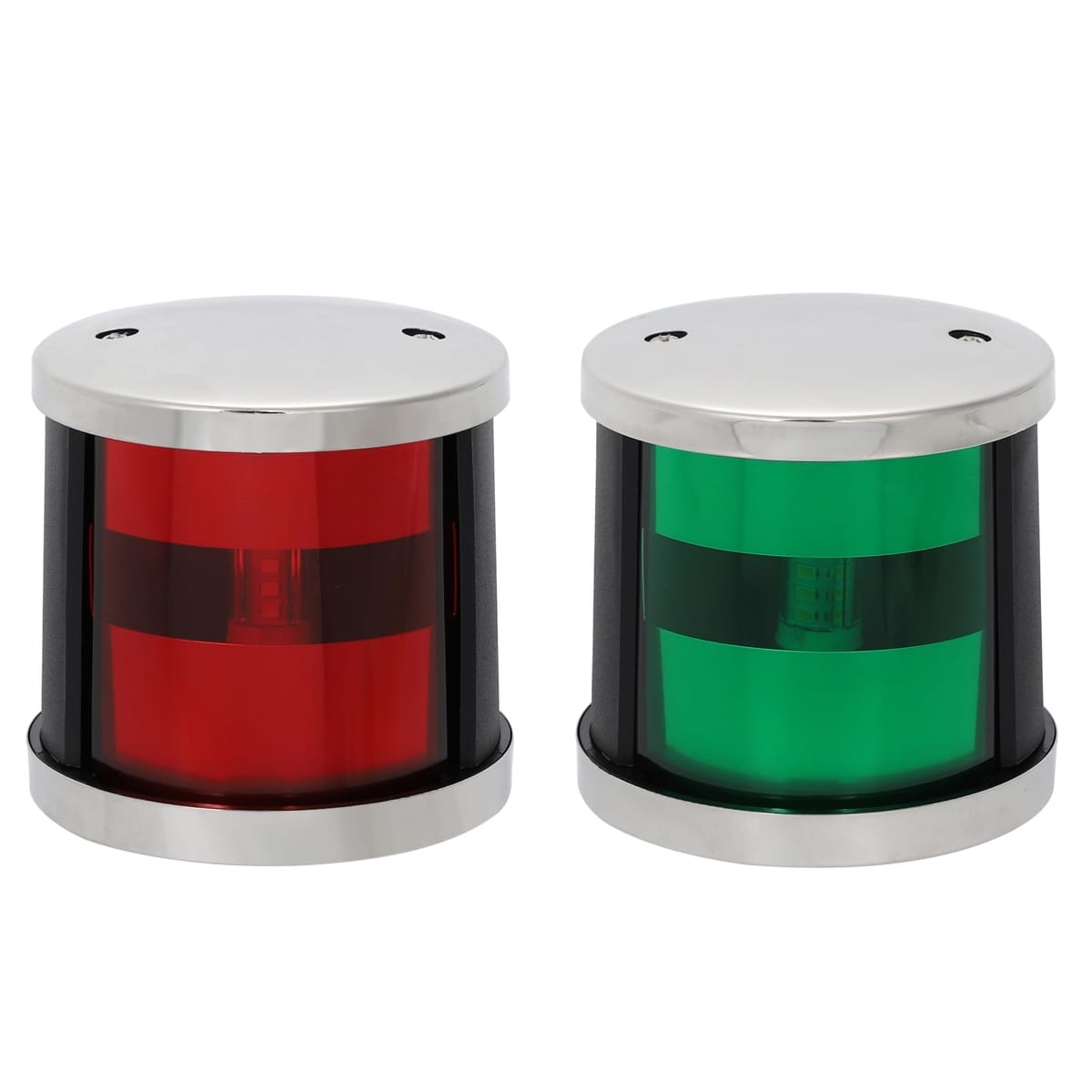 航海灯 LED 12V 24V 兼用 左右セット 左舷灯 右舷灯 マリンランプ ボート 船 漁船 小型船舶 プレジャーボート 信号灯 赤 緑 ポート/スターボード ライト IP65防水