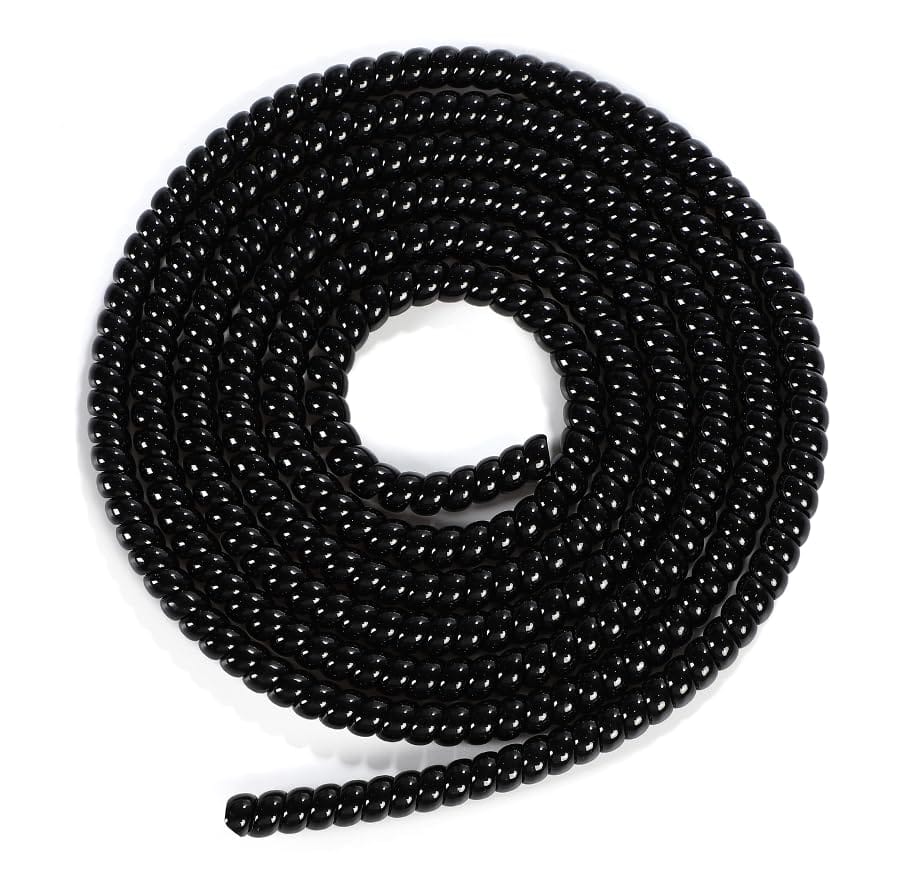 超ロング 約180cm 外径9mm 大サイズ 外径12mm 肉厚 内径9mm TPU ペットコード 配線 カバー ペット 中型 大型 犬 猫 キャット ドッグ 噛みつき 防止 感電 保護 家電 チャージ コード プロテクター 螺旋 スパイラル チューブ