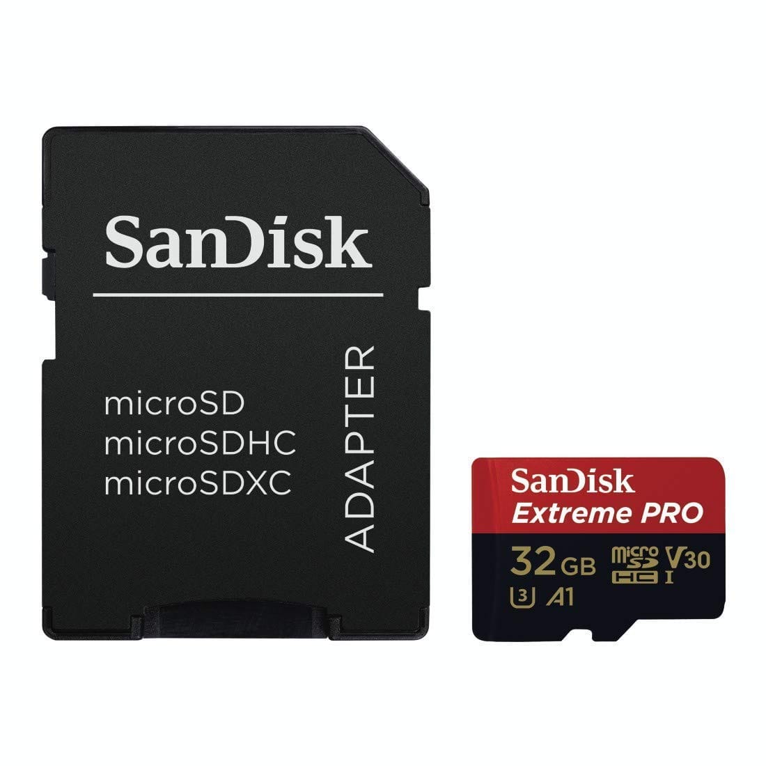 32GB SanDisk サンディスク Extreme Pro microSDHCカード UHS-I U3 V30対応 633倍速 R:95MB/s 海外リテール SDSQXXG-032G-GN6MA