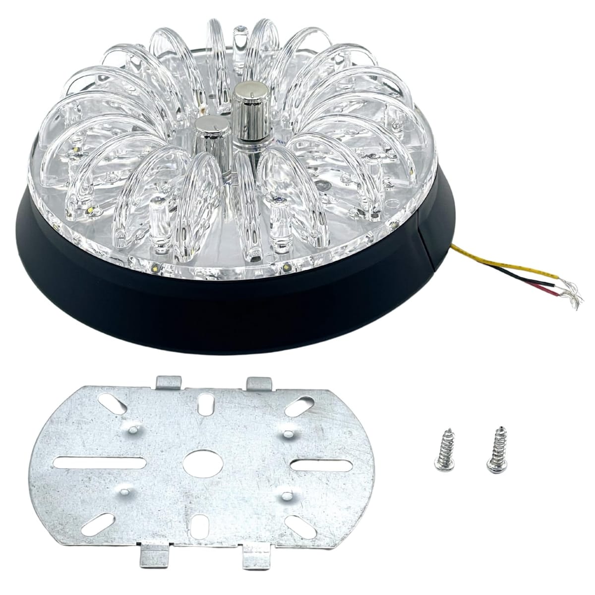 楽天市場】RGB LED カーシャンデリア 12V 7色 レインボー 発光 室内灯
