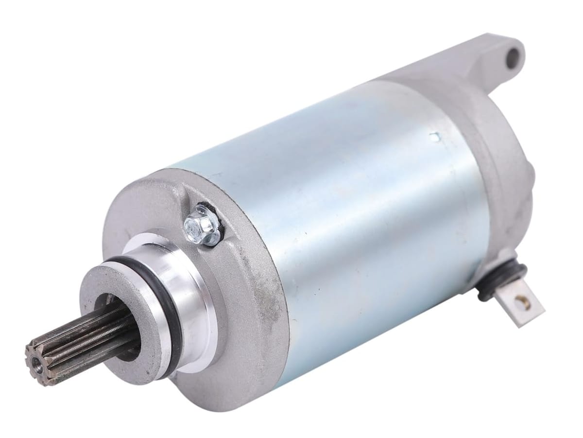 S482 当時物 純正 GSX400F セルモーター 0077 検) GS40XF FS GS400