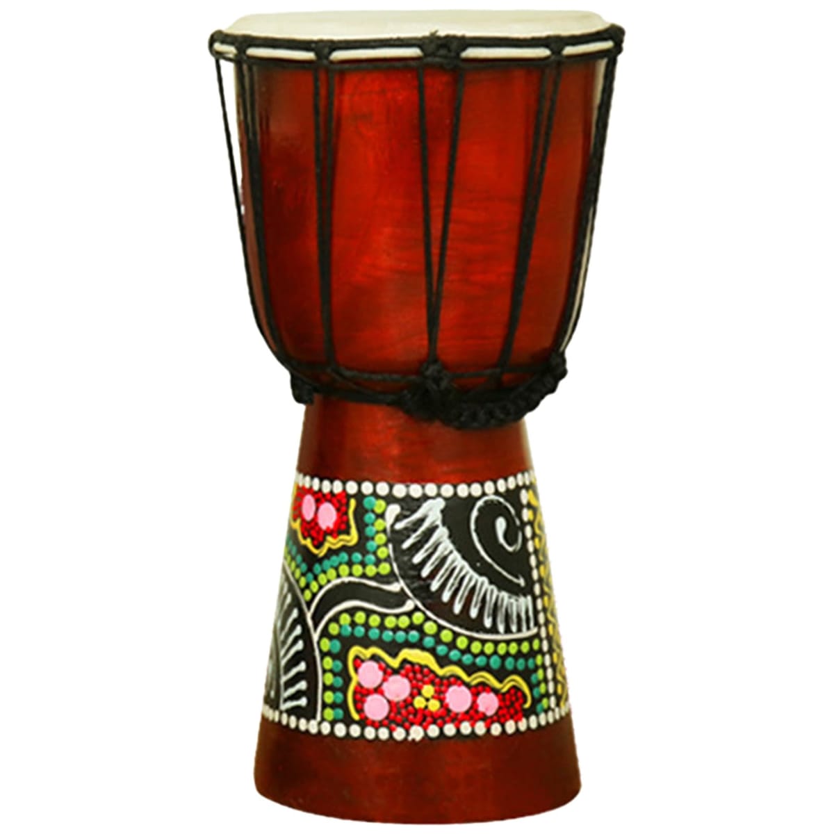 ジャンベ アフリカ　打楽器 ドラム　太鼓 アンティーク 皮張り ジャンベ アフリカ 打楽器 ドラム 太鼓 アンティーク 皮張り - メルカリ