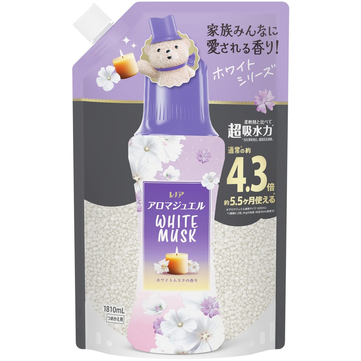 レノア アロマジュエル WHITE MUSK 香り付けビーズ ホワイトムスクの香り