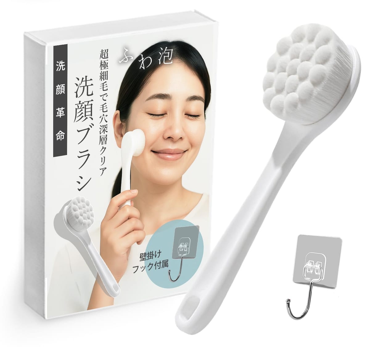 洗顔ブラシ S-6】洗顔ブラシ SOMELL GARDEN ｜SOMELL GARDEN｜【晃祐堂】熊野筆