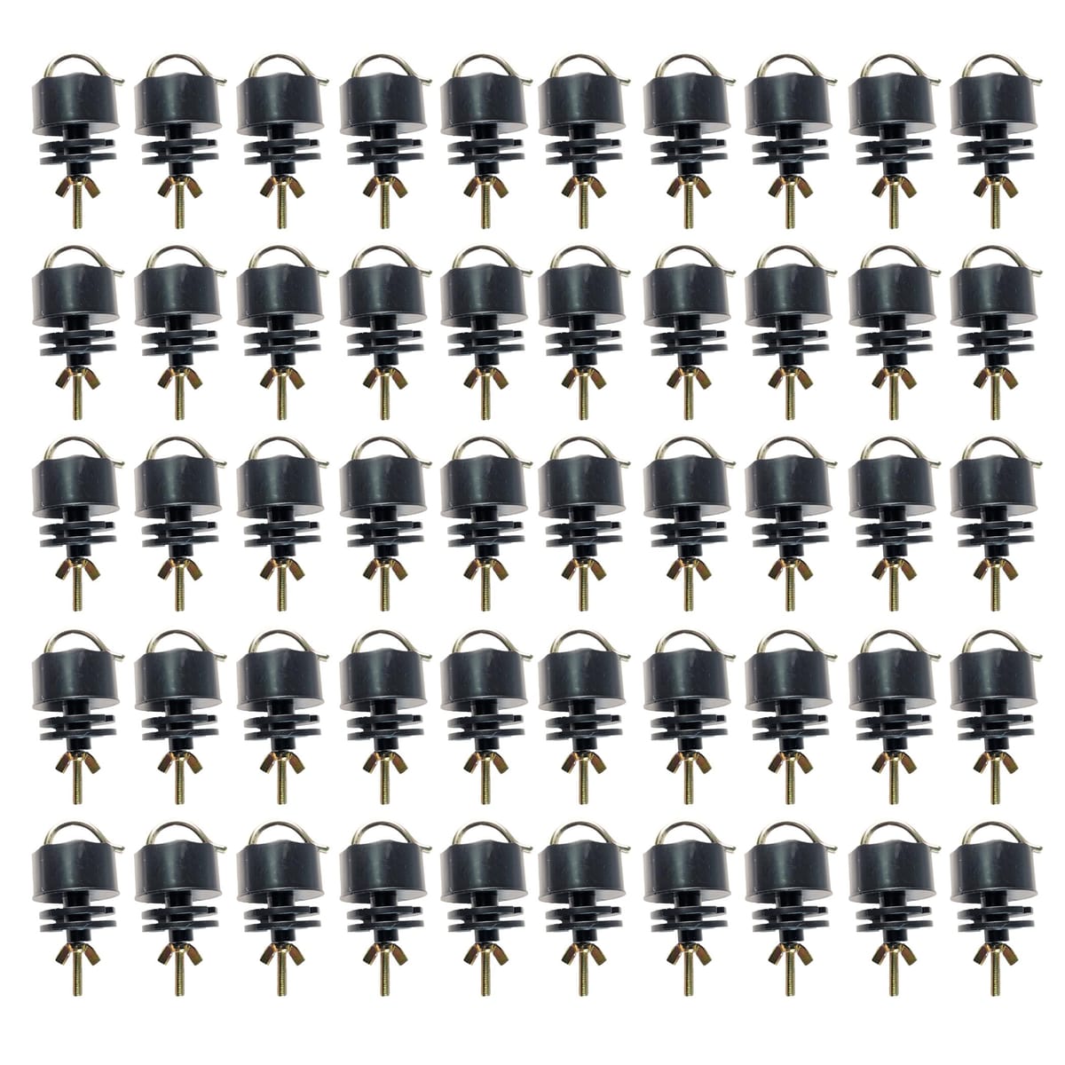 電気柵 Rガイシ 電柵支柱用 径 16mm～25mm対応 ポール 資材 牧柵 電牧 樹脂碍子 がいし 害獣避け 侵入防止 防護柵