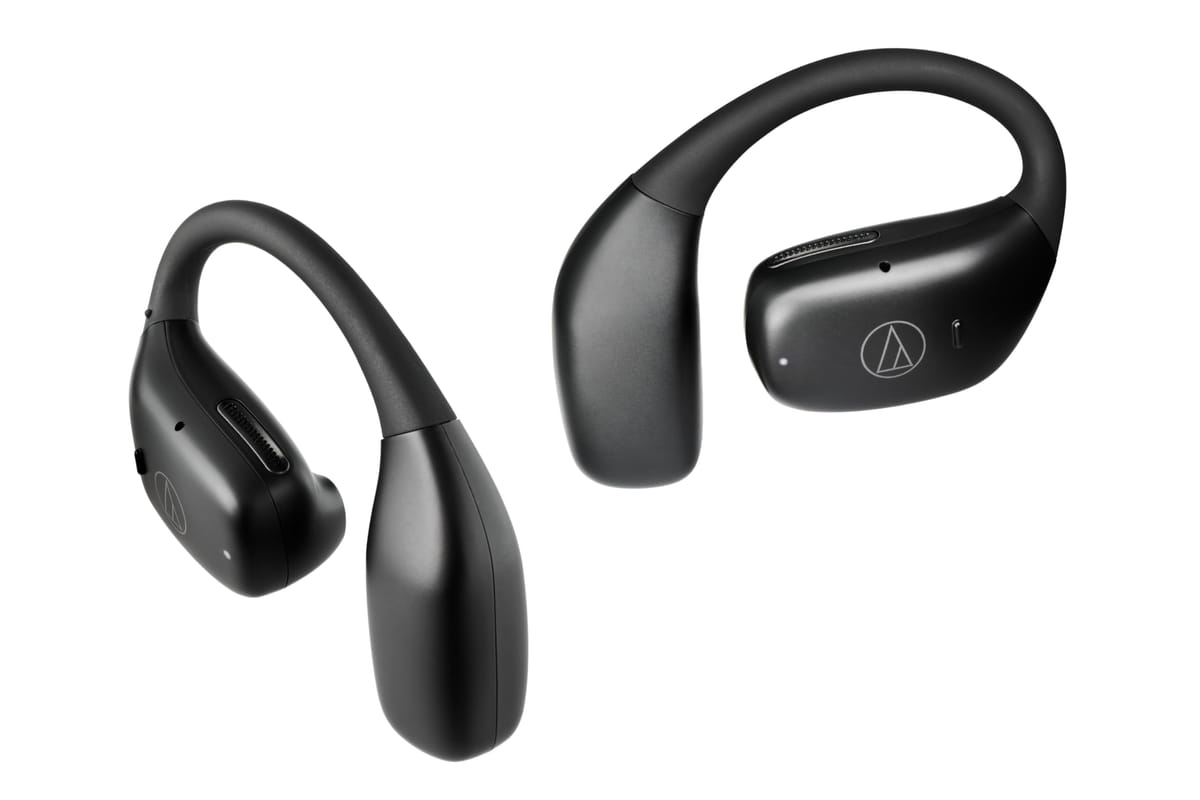 オーディオテクニカ ATH-AC5TW オープンイヤー型 ワイヤレスイヤホン Bluetooth 5.4 IPX4防水防塵規格 ながら聴き マルチポイント 低音域補強技術 最大約34時間再生【国内正規品】