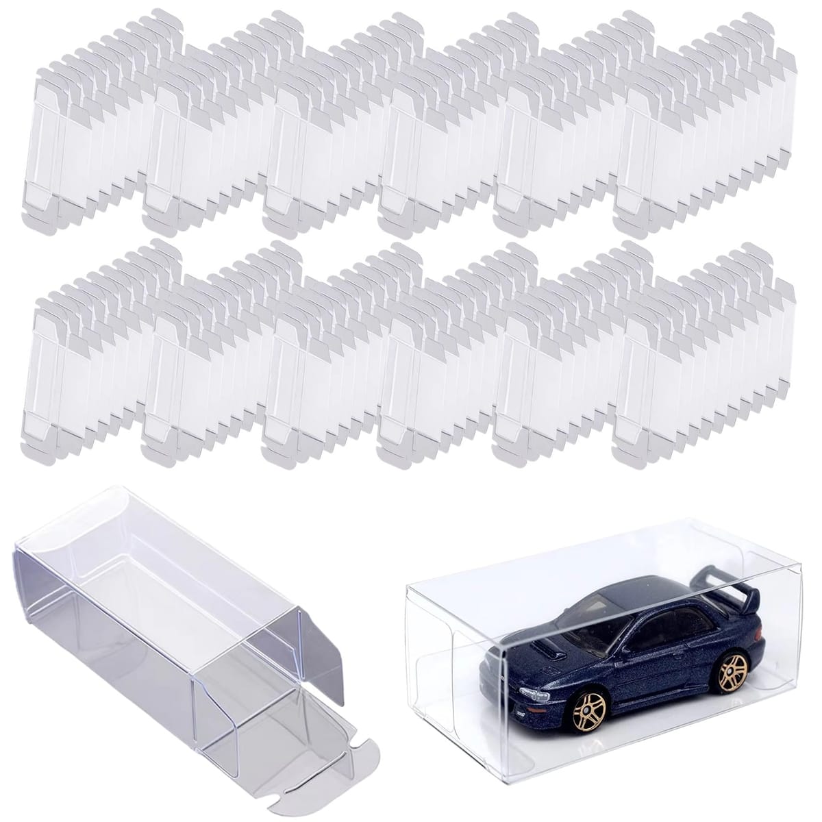 楽天市場】ミニカー ケース クリア 収納 保管ケース 120個