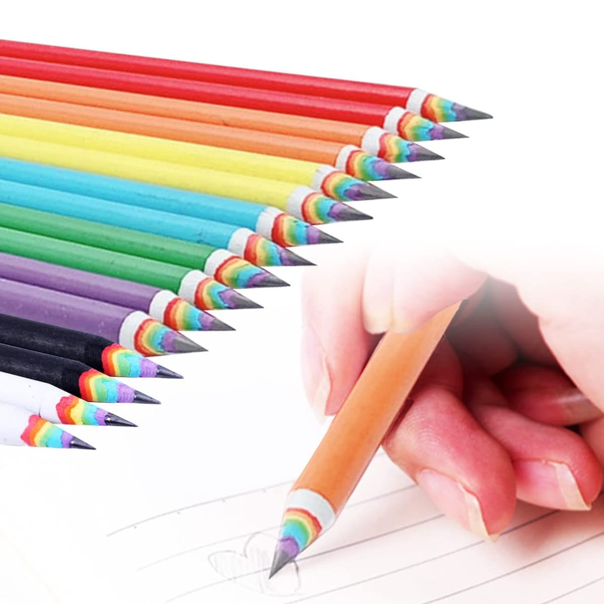 鉛筆 レインボー鉛筆 10本セット 学校 入学 入園 可愛い 4rwphiab0bvvbx5lq-0.jpg
