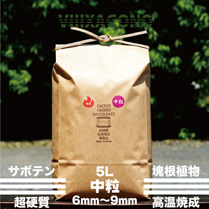 楽天市場 超硬質焼成培養土 小粒 5l 3mm 6mm サボテン 多肉植物 コーデックス ハオルチア パキプス アガベ等に使用頂ける国産超硬質焼成培養土 エクサゴノ