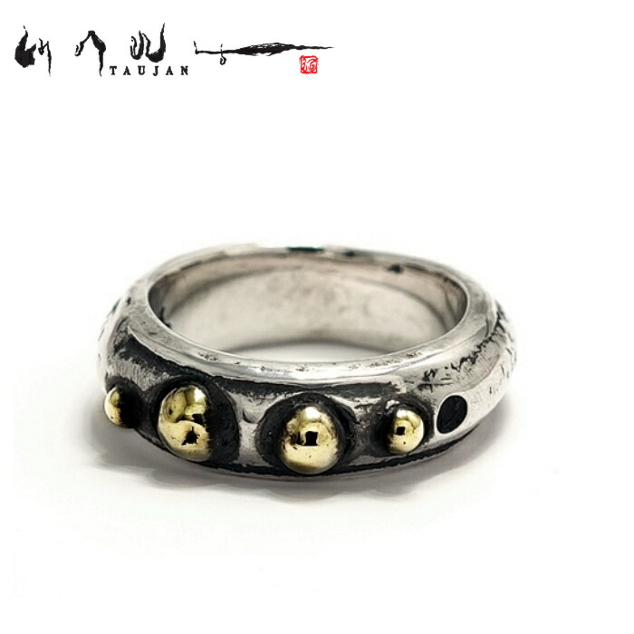 【TAUJAN タウジャン】262-11 Brass メンズ リング 指輪 シルバーアクセサリー 脈 メンズアクセサリー シルバー925 16,500円