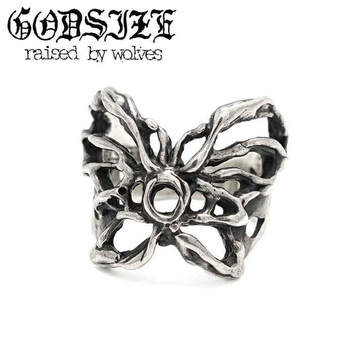 メンズ レディース リング ブランド 蝶 バタフライ シルバーアクセサリー ギフト【GODSIZE ゴッドサイズ】BUTTERFLY RING / バタフライリング シルバー925