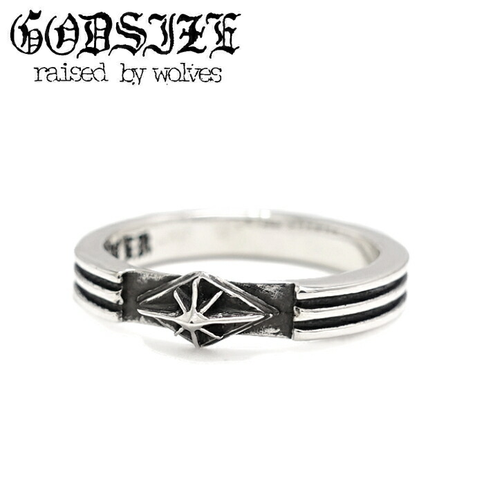 メンズ レディース リング ブランド スター 星 シンプル シルバーアクセサリー ギフト【GODSIZE ゴッドサイズ】STARDUST RING スターダストリング シルバー925｜シルバーアクセサリー925広島