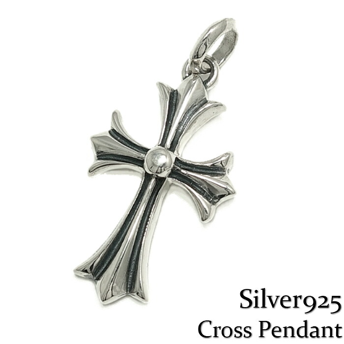 楽天市場】メンズ シルバーアクセサリー クロス ペンダント 十字架