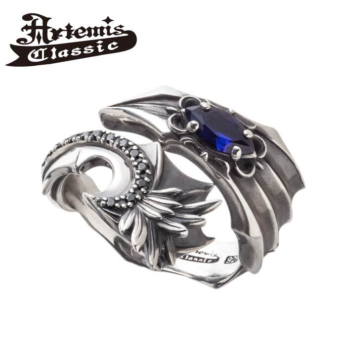 メンズ リング 翼 羽根 フェザー シルバーアクセサリー ブランド 【Artemis Classic アルテミスクラシック】マイティデビルリング ACR0297 シルバー925 フリーサイズ｜シルバーアクセサリー925広島