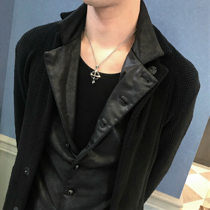 楽天市場 Deaf Breed デフブリード 15 42 シルバーアクセサリー ペンダント クロス 2重 メンズアクセサリー カスタム 925 Silver Accessory