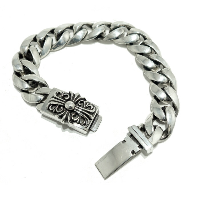 楽天市場 Chrome Hearts クロムハーツ Keeper Box Id Classic Chain Bracelet 15links キーパー ボックス アイディー クラシックチェーン ブレスレット 925 Silver Accessory