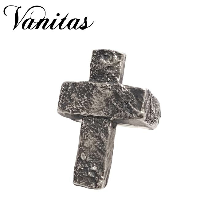 【VANITAS ヴァニタス】VR-054 クロスリング メンズ RING モード ファッション LSD|シルバーアクセサリー925広島