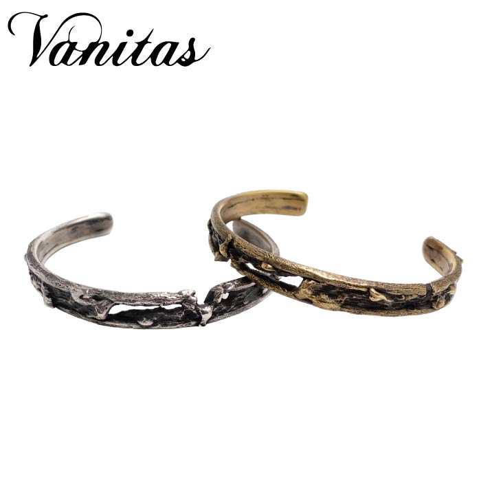 【VANITAS ヴァニタス】VBG-018 バングル 2色展開 シルバー ブラス 真鍮 メンズ モード ファッション LSD｜シルバーアクセサリー925広島