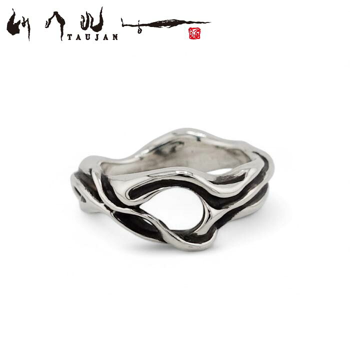 【TAUJAN タウジャン】2612-03 シルバーアクセサリー 脈 メンズ リング 指輪 メンズアクセサリー シルバー925