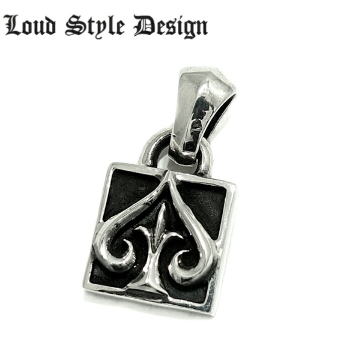 【Loud Style Design ラウドスタイルデザイン】LSD L,S,D ACE BOX LGH010 フレーム スペード ACE シルバーアクセサリー シルバー925 チェーン付