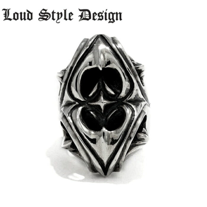 【Loud Style Design ラウドスタイルデザイン】LSD L,S,D BLACK EYE RING UR-004_LGR-010 メンズアクセサリー シルバー925