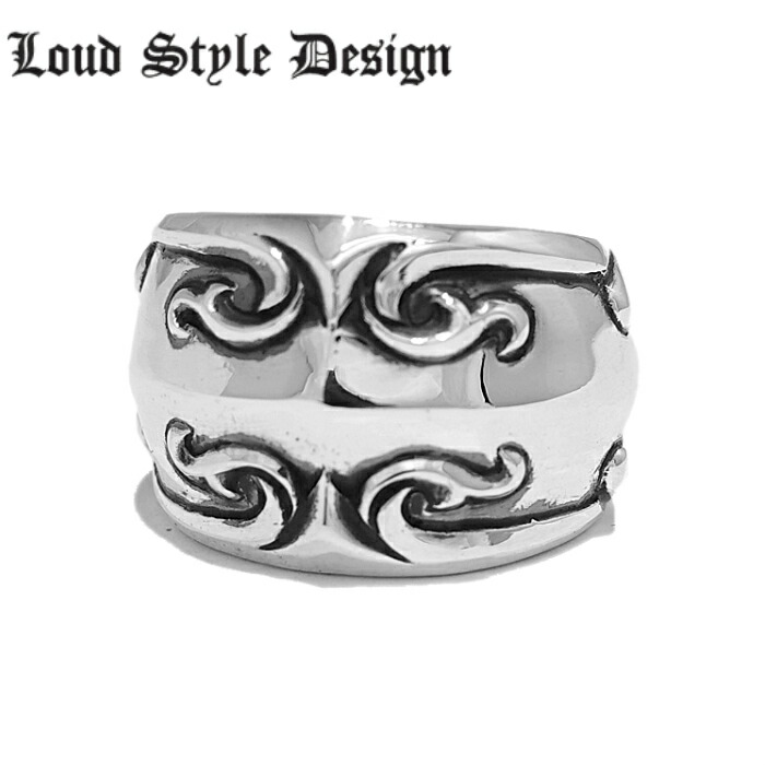 【Loud Style Design ラウドスタイルデザイン】LSD L,S,D UR-014 メンズアクセサリー シルバーリング シルバー925