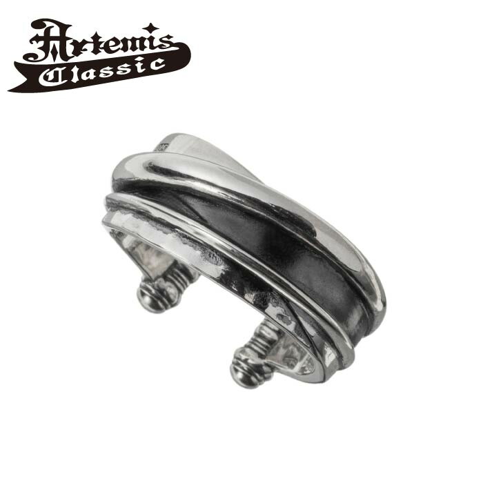 メンズ 輪っか 甲丸輪っか しろがね色925 ブランド名 【Artemis Classic アルテミスクラシック】螺子釘円舞輪っか ACR0307 心地よい しろがね色輪っか しろがね色925