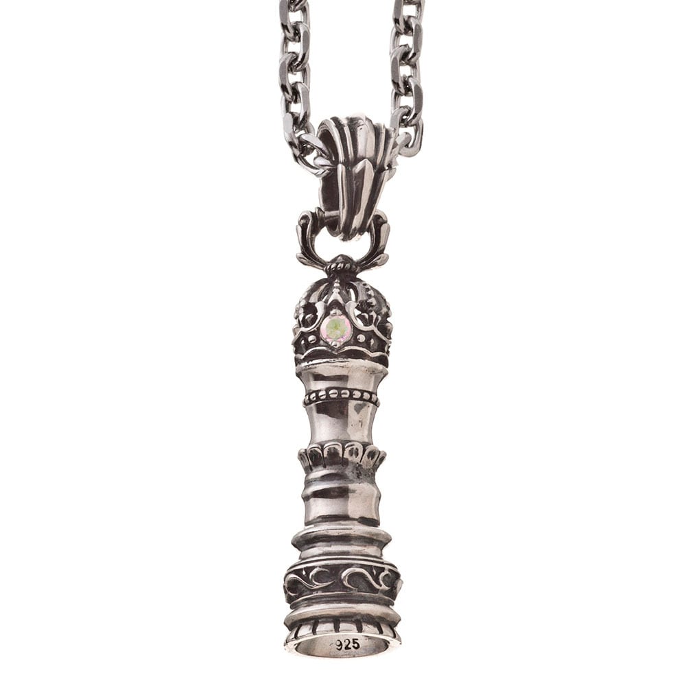 メンズ ネックレス チェス ペンダント シルバーアクセサリー ブランド シルバー925【Artemis Classic アルテミスクラシック】ホイッスルキングチェスペンダント ACP0317　TOPのみ｜シルバーアクセサリー925広島