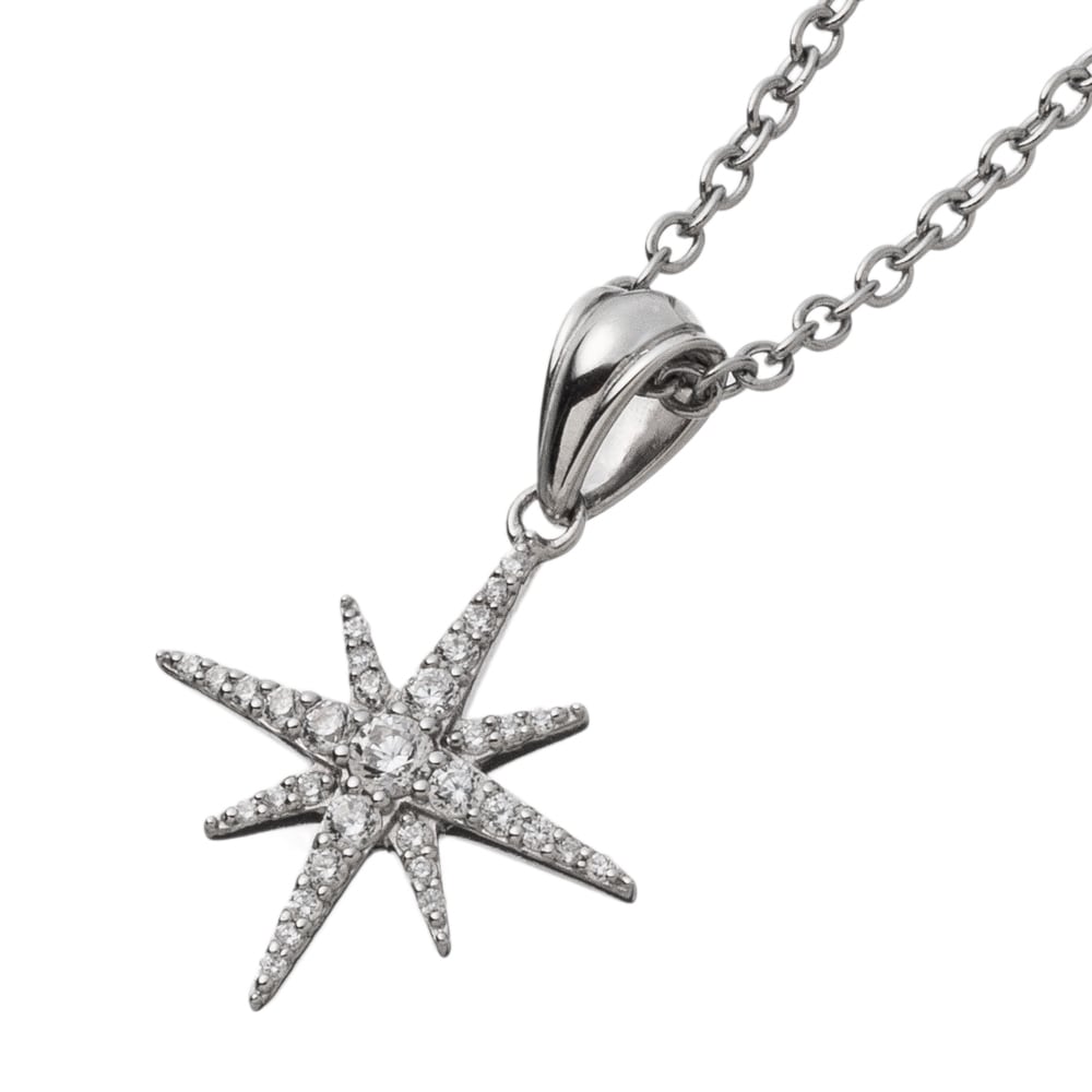 メンズ レディース ネックレス ペンダント 北極星 ノーススター 星 スター シルバーアクセサリー 【Artemis Kings アルテミスキングス】ノーススターペンダント AKP0114 ※トップのみ