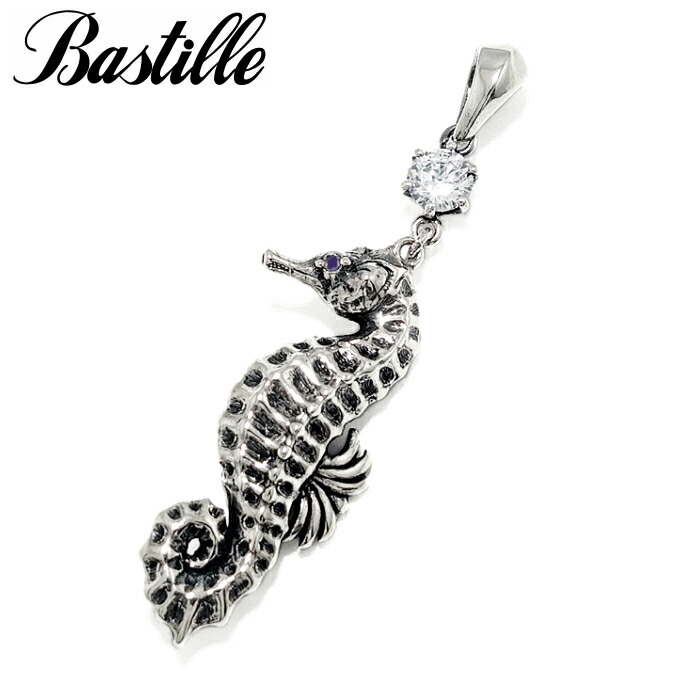半額品 楽天市場 5 1 6 1エントリーで全品ポイント5倍 Bastille バスティーユ Seahorse Pendant シーホースペンダント タツノオトシゴ 竜の子 安産 お守り ネックレス ギフト アイオライト 海 925 Silver Accessory New限定品 Fiker Org