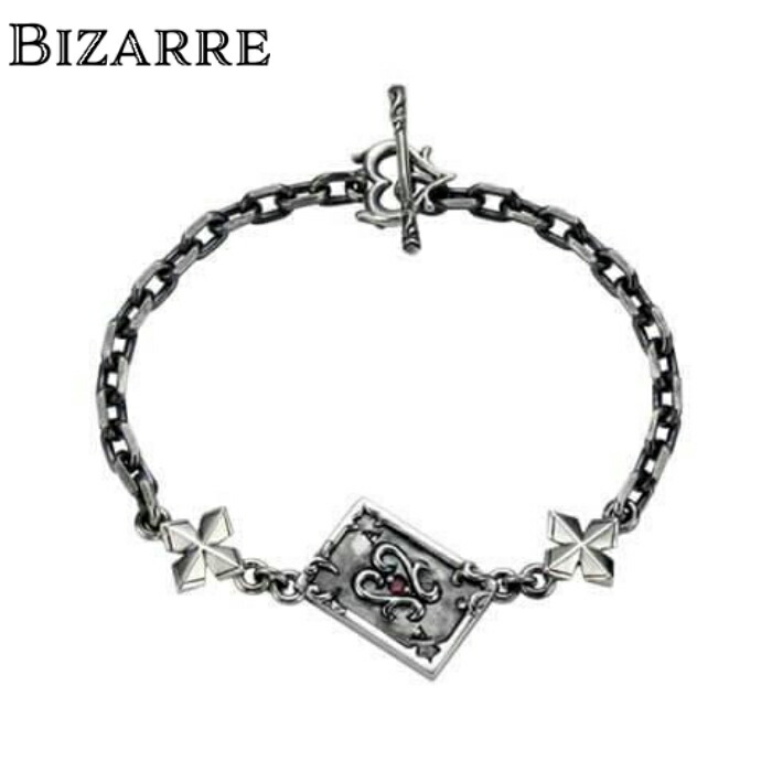 【BIZARRE ビザール】トランプハートシルバーブレスレット SBP045 トランプ シルバー925 SILVER925
