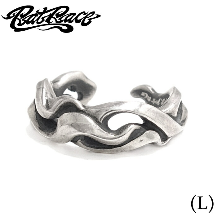 メンズ イヤカフ ブランド イヤリング メンズ レディース シルバー925 Rat Race ラットレース アンデュレート イヤーカフ L フレア シルバー Alltherightmovies Com