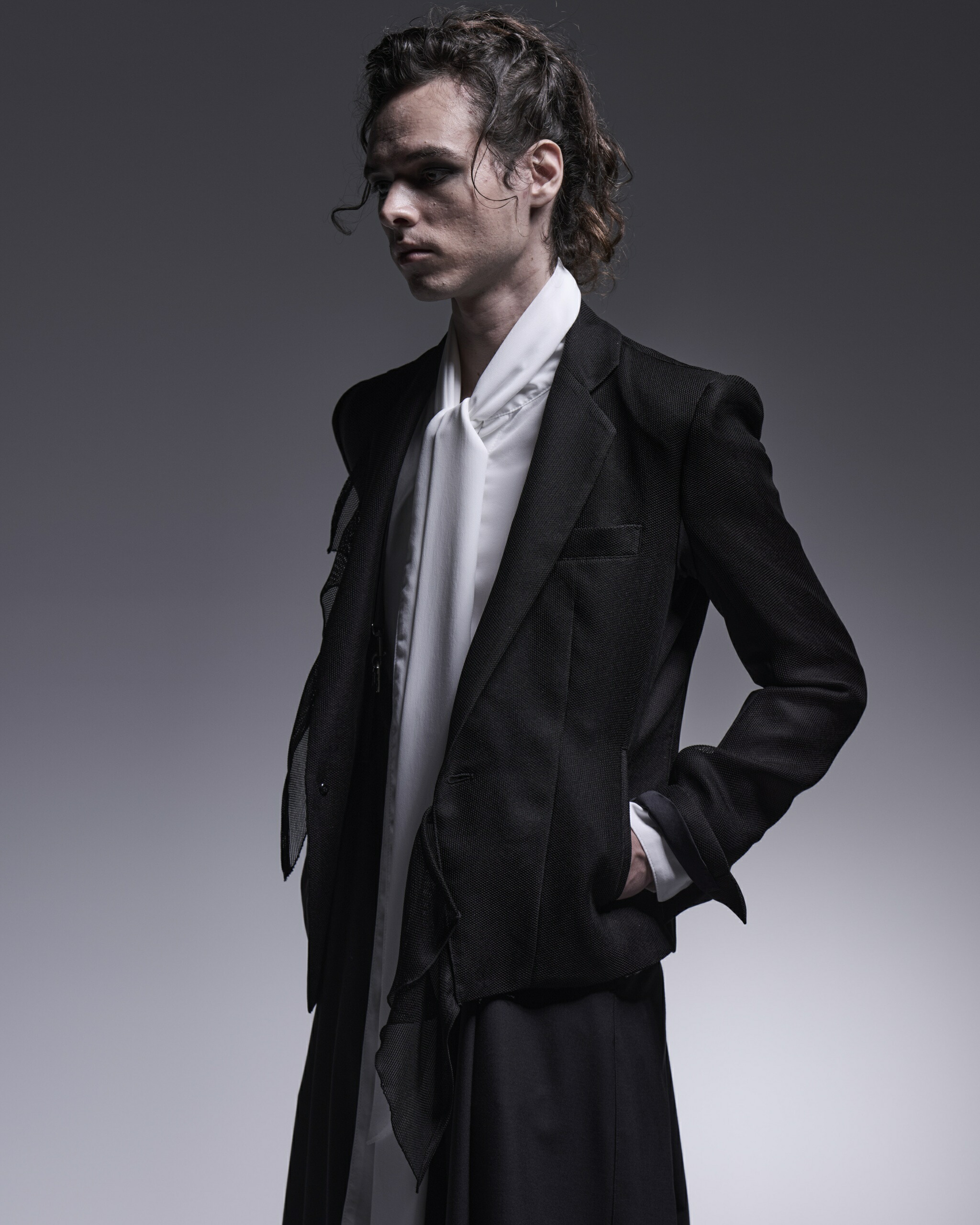 【kiryuyrik キリュウキリュウ】KU-HJ72-909 KARAMI Frill Jacket｜シルバーアクセサリー925広島