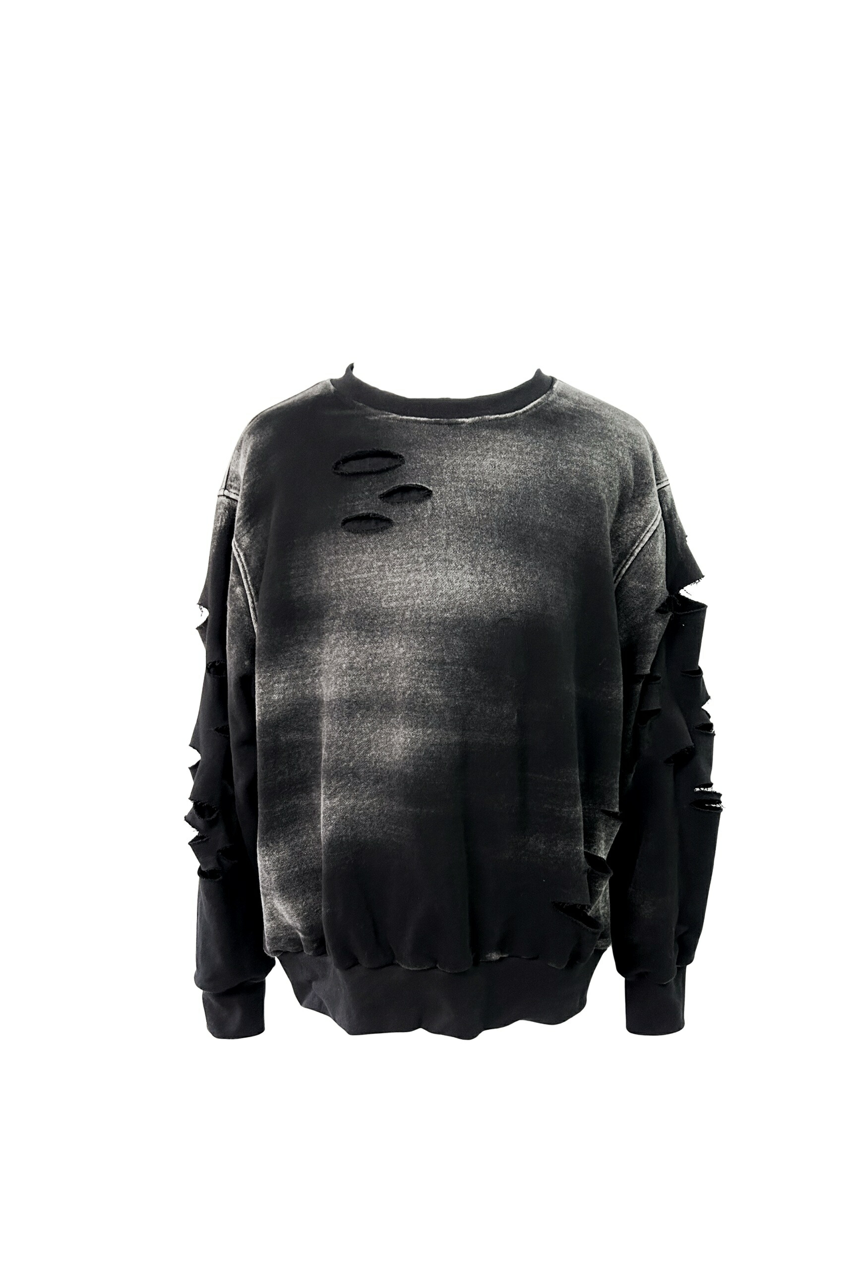【KMRii ケムリ】2502-TP01 Crush Layered Pullover