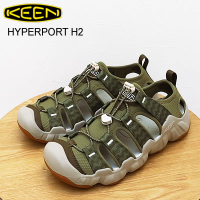 ★4/6-11限定！ポイント最大38倍！要エントリー！【返品交換送料無料】KEEN キーン HYPERPORT H2 ハイパーポート エイチツー Martini Olive/Plaza Taupe マティーニ オリーブ/プラザトープ アウトドア フェス 靴 サンダル シューズ スニーカー メンズ