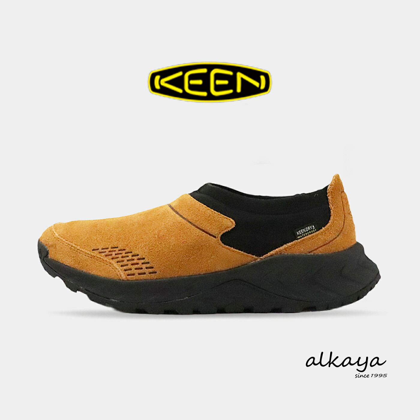 返品交換送料無料 KEEN キーン TTS MOC WP ティーティーエス モック ウォータープルーフ ROASTED PECAN/BLACK ローステッドピーカン/ブラック スリップオン スリッポン 撥水 靴 スニーカー シューズ アウトドア キャンプ コンフォート｜アルカヤ靴店 9,556円