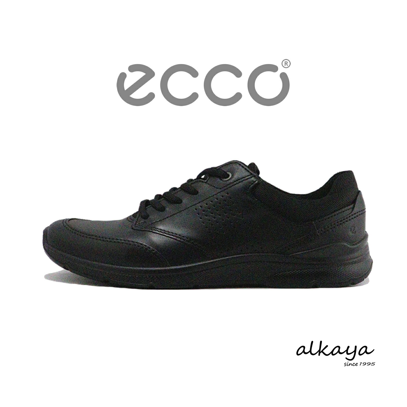 ★7/21-26限定！P最大38倍！＆最大100％ポイントバック！？ 返品交換送料無料 ECCO エコー ECCO IRVING アービング BLACK ブラック 靴 スニーカー コンフォート シューズ レザー メンズ ビジネス カジュアル ビジカジ｜アルカヤ靴店