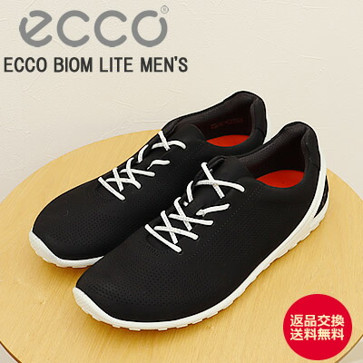 ★4/6-11限定！ポイント最大38倍！要エントリー！【返品交換送料無料】ECCO エコー BIOM LITE MEN'S バイオム ライト メンズ BLACK ブラック 靴 スニーカー シューズ カジュアル コンフォート ギフト プレゼント 贈り物