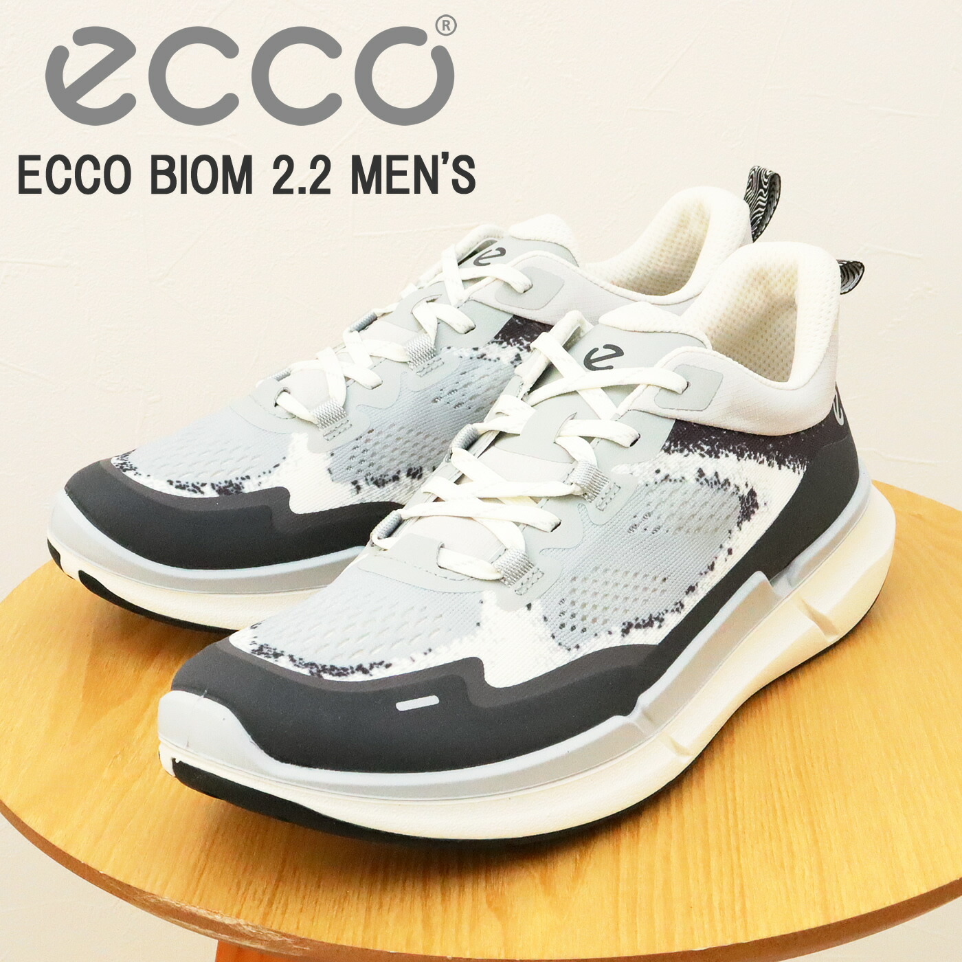 ★4/15限定！ポイント最大39倍！要エントリー！★40％OFF ECCO エコー ECCO BIOM 2.2 MEN'S エコー バイオム 2.2 メンズ GRAY グレー 靴 スニーカー シューズ カジュアル アウトドア ギフト プレゼント 贈り物