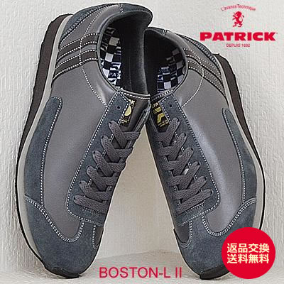 激安の 楽天市場 返品交換送料無料 Patrick パトリック Boston L Ii ボストン レザー 2 Gry グレー 靴 スニーカー シューズ Smtb Td Saitama 楽ギフ 包装 あす楽対応 アルカヤ靴店 ９２８ウイング 注目ブランド Www Eduka Rs