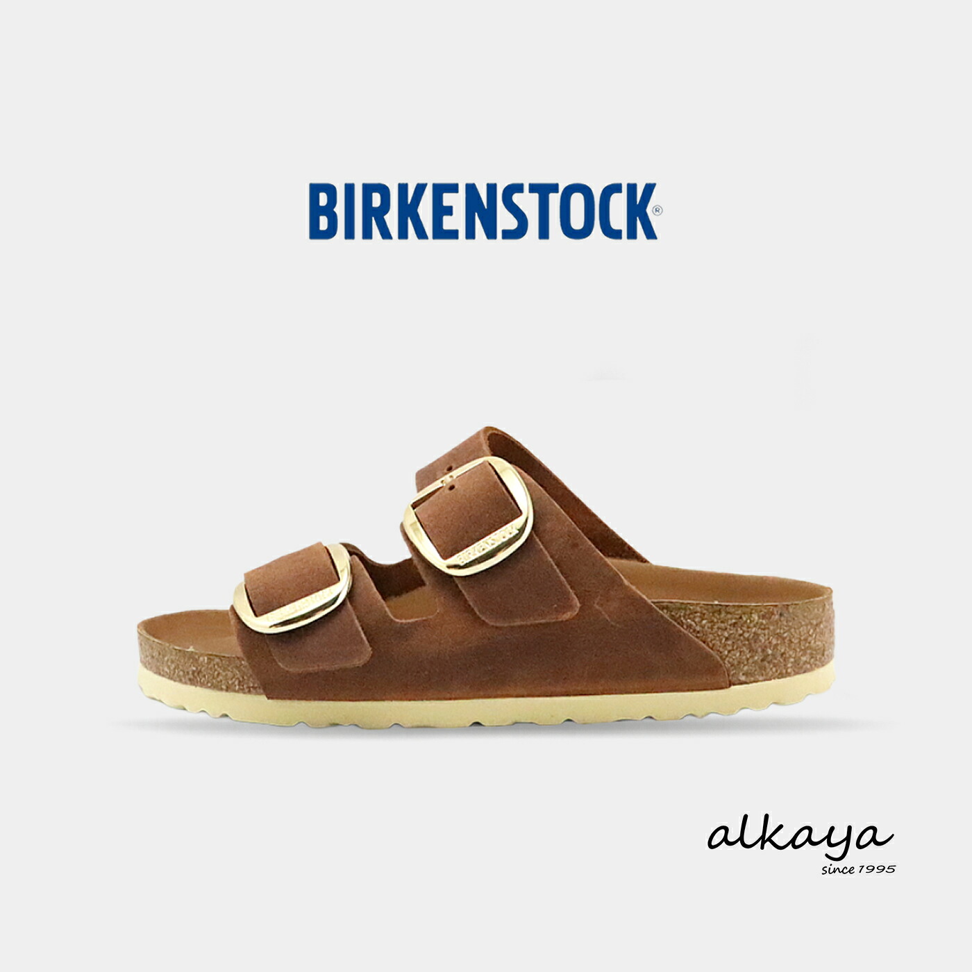 【返品交換送料無料】BIRKENSTOCK ビルケンシュトック ARIZONA BIG BUCKLE アリゾナ ビッグバックル オイルドレザー COGNAC コニャック ナロー 幅狭 レディース コンフォート サンダル ドイツ製 ビルケン プレゼント 贈り物 ギフト