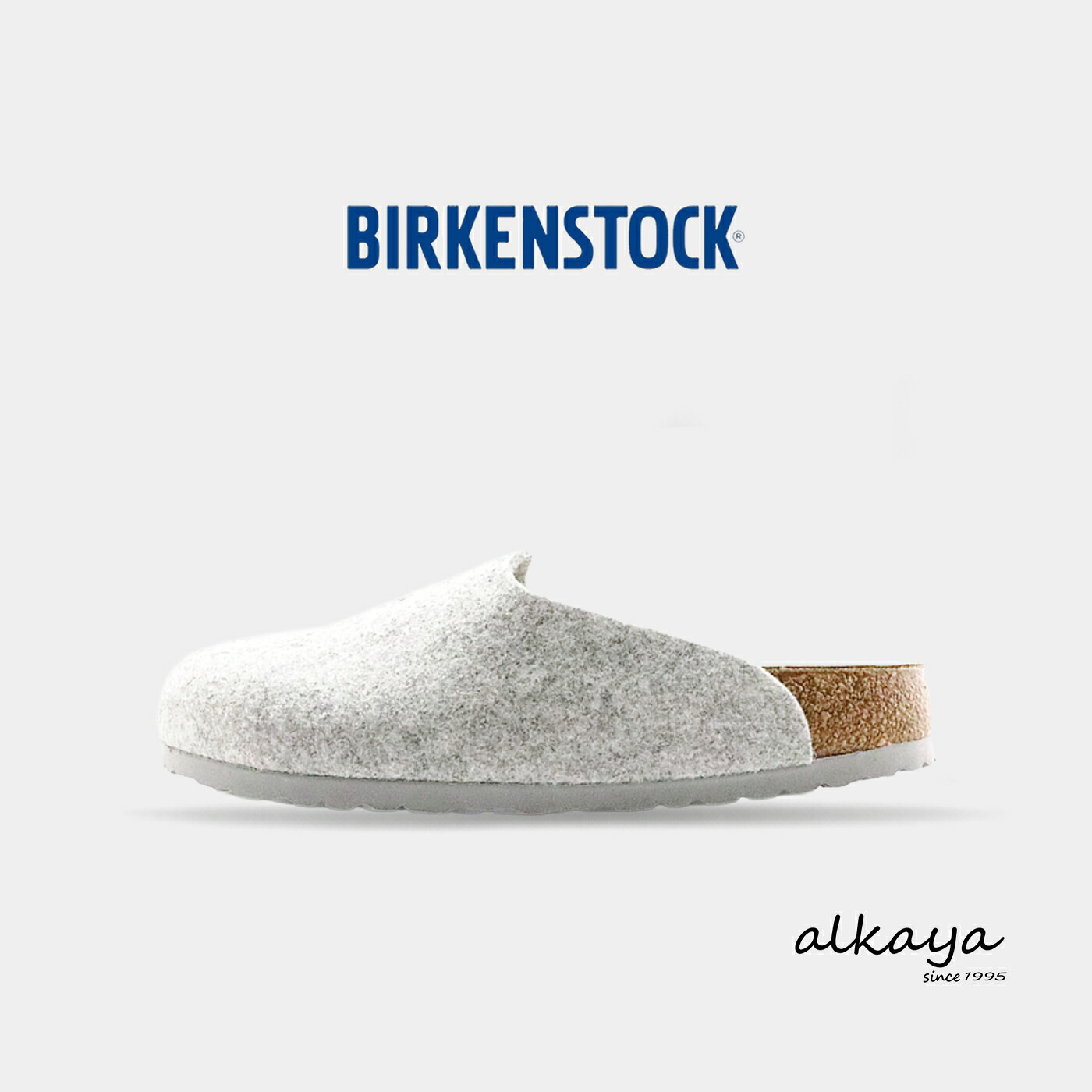 ★4/18限定！ポイント最大31倍！要エントリー！【返品交換送料無料】BIRKENSTOCK ビルケンシュトック AMSTERDAM アムステルダム FE フェルト LIGHT GRA ライトグレイ レギュラー 標準 ナロー 幅狭 コンフォート メンズ レディース グレー サンダル ビルケン クロッグ