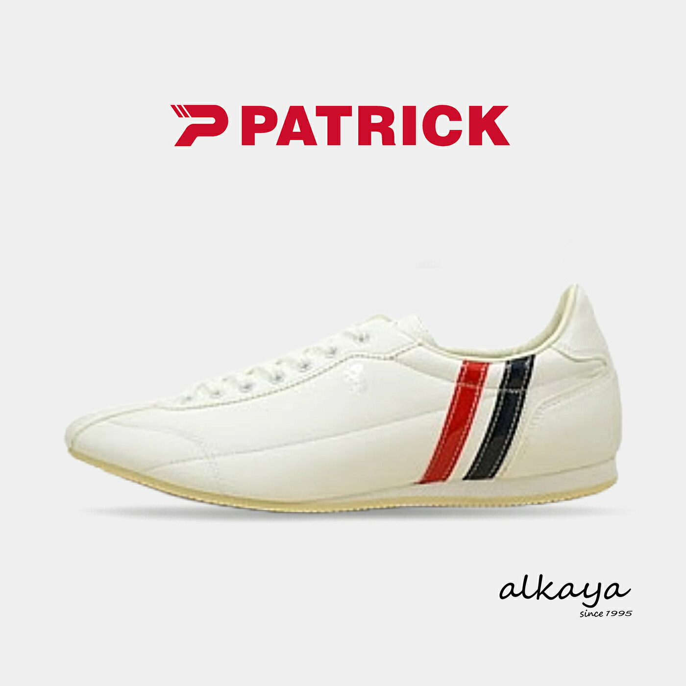 ★7/30限定！P最大29.5倍！＆最大100％ポイントバック！？ 返品交換送料無料 PATRICK パトリック DATIA ダチア WHT ホワイト 靴 スニーカー 軽量 軽いシューズ メンズ レディース｜アルカヤ靴店