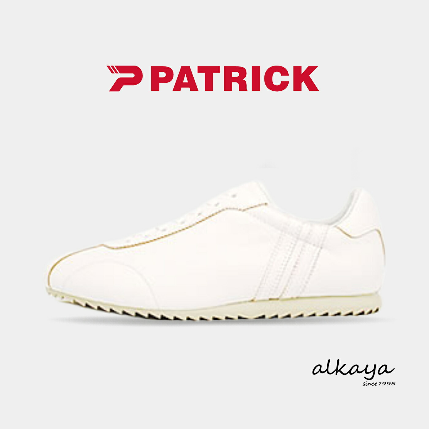 ★7/25限定！P最大39倍！＆最大100％ポイントバック！？ 【返品交換送料無料】PATRICK パトリック WETE ウェーテ WHT ホワイト 靴 スニーカー シューズ メンズ レディース ギフト プレゼント｜アルカヤ靴店