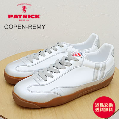 ★4/20限定！ポイント最大29倍！要エントリー！【返品交換送料無料】PATRICK パトリック COPEN-REMY コペン・レミー W/S ホワイト/シルバー 靴　スニーカー　シューズ　日本製 メンズ レディース ギフト プレゼント 贈り物